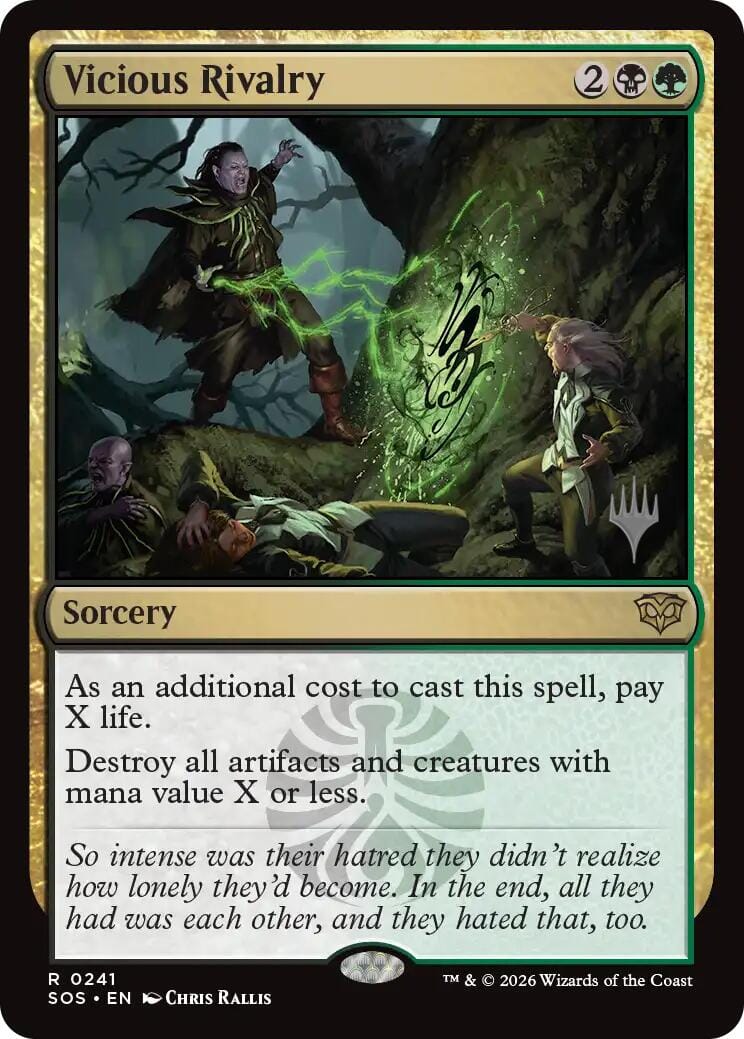 Vicious Rivalry [Secrets of Strixhaven Promos] MTG Single Magic: The Gathering  | Multizone: Comics And Games