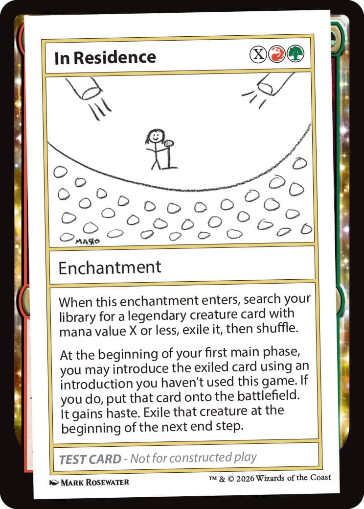 In Residence [Mystery Booster Playtest Cards] MTG Single Magic: The Gathering  | Multizone: Comics And Games