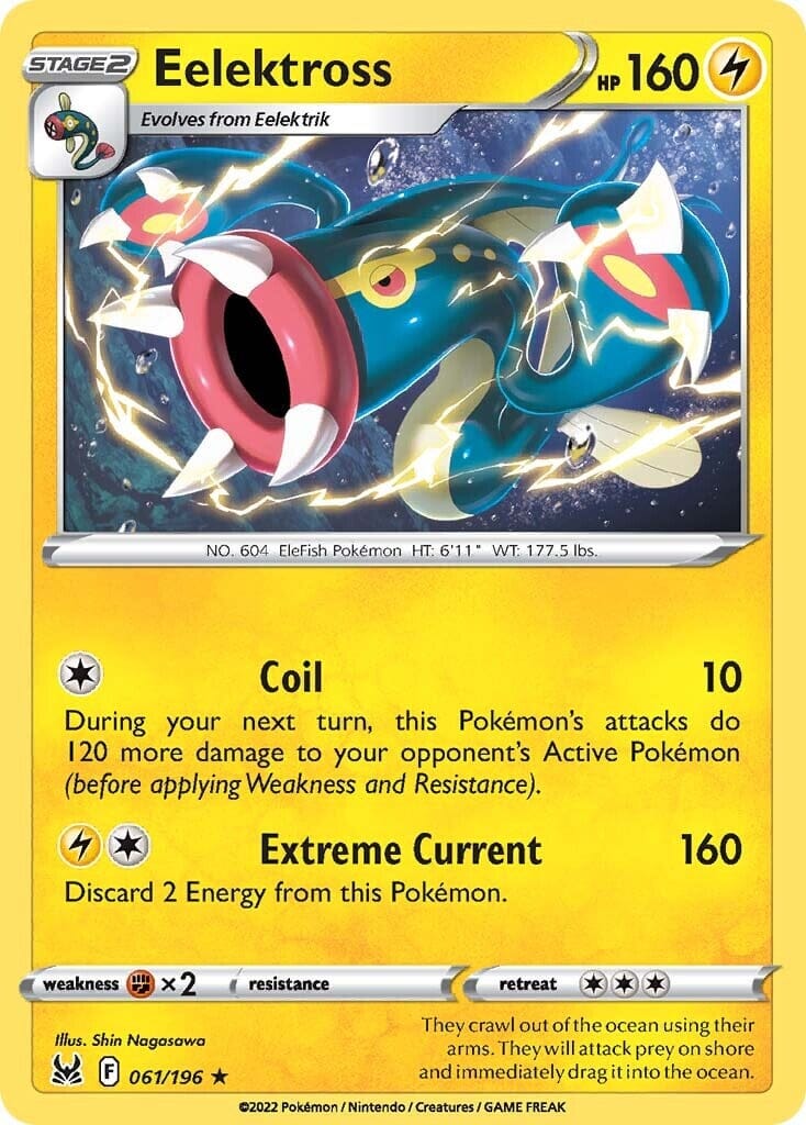 Eelektross (061/196) [Sword & Shield: Lost Origin] Pokemon Single Pokémon  | Multizone: Comics And Games