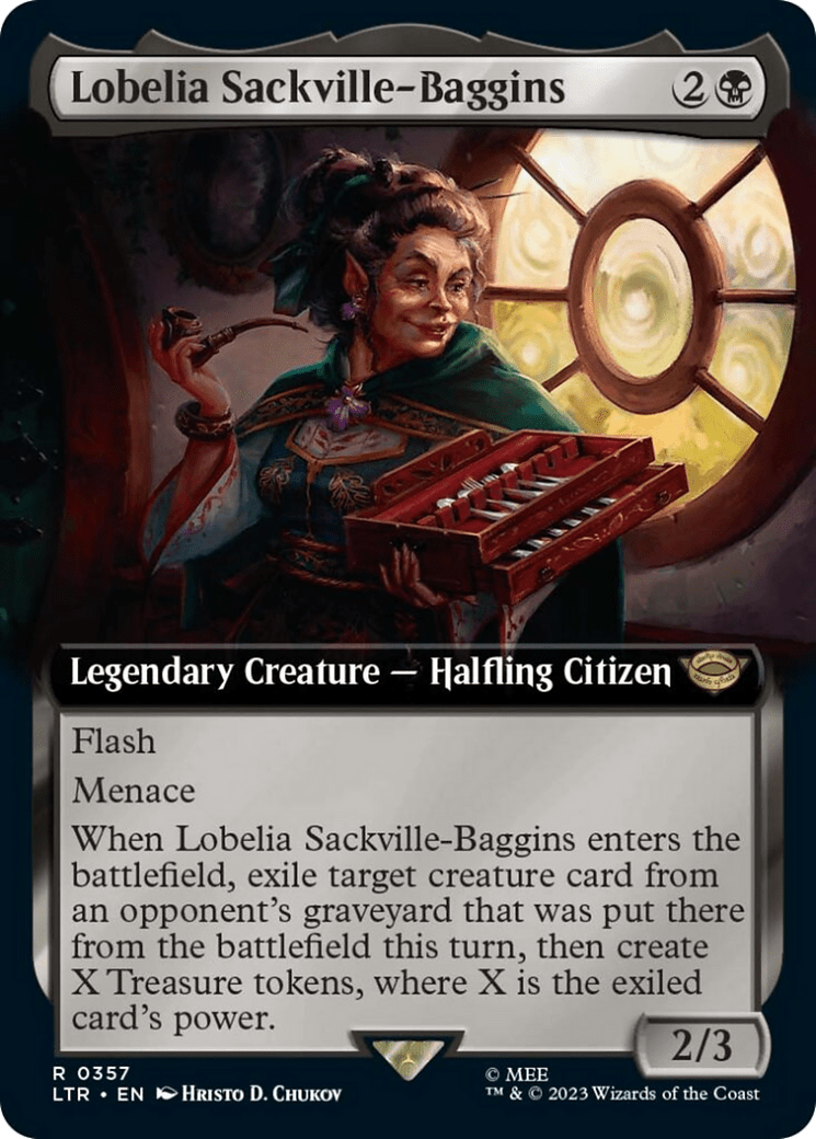 Lobelia Sackville-Baggins (Extended Art) [The Lord of the Rings: Tales of Middle-Earth] MTG Single Magic: The Gathering  | Multizone: Comics And Games
