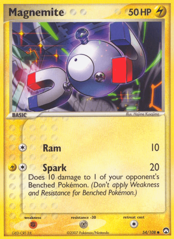 Magnemite (54/108) [EX: Power Keepers] Pokemon Single Pokémon  | Multizone: Comics And Games
