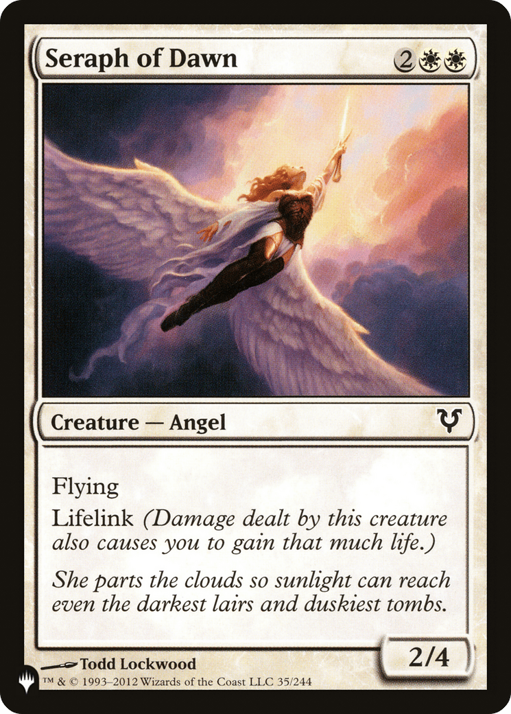 Seraph of Dawn [The List] MTG Single Magic: The Gathering  | Multizone: Comics And Games