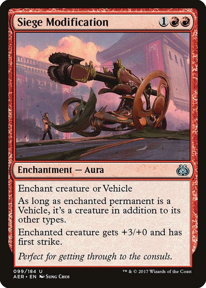 Siege Modification [Aether Revolt] MTG Single Magic: The Gathering  | Multizone: Comics And Games