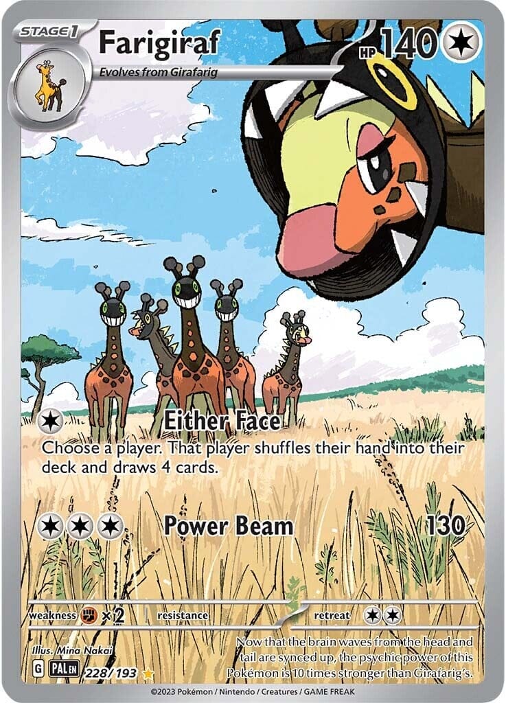 Farigiraf (228/193) [Scarlet & Violet: Paldea Evolved] Pokemon Single Pokémon  | Multizone: Comics And Games