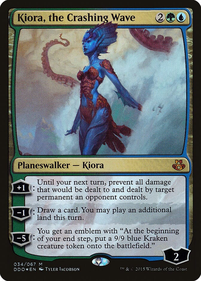 Kiora, the Crashing Wave [Duel Decks: Elspeth vs. Kiora] MTG Single Magic: The Gathering  | Multizone: Comics And Games