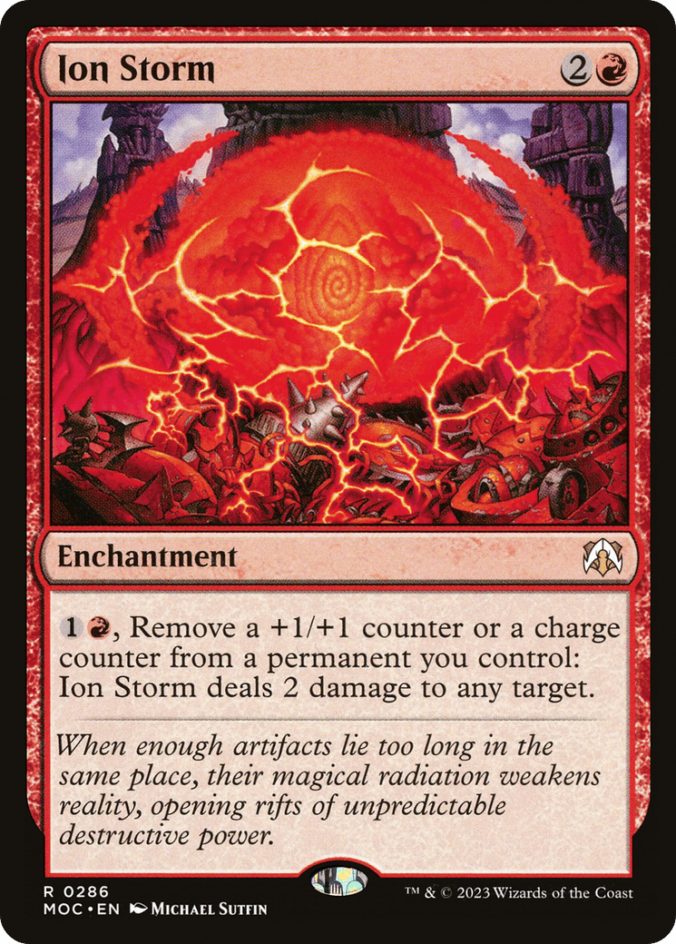 Ion Storm [March of the Machine Commander] MTG Single Magic: The Gathering  | Multizone: Comics And Games