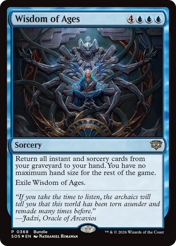 Wisdom of Ages (Bundle) [Secrets of Strixhaven Promos] MTG Single Magic: The Gathering  | Multizone: Comics And Games