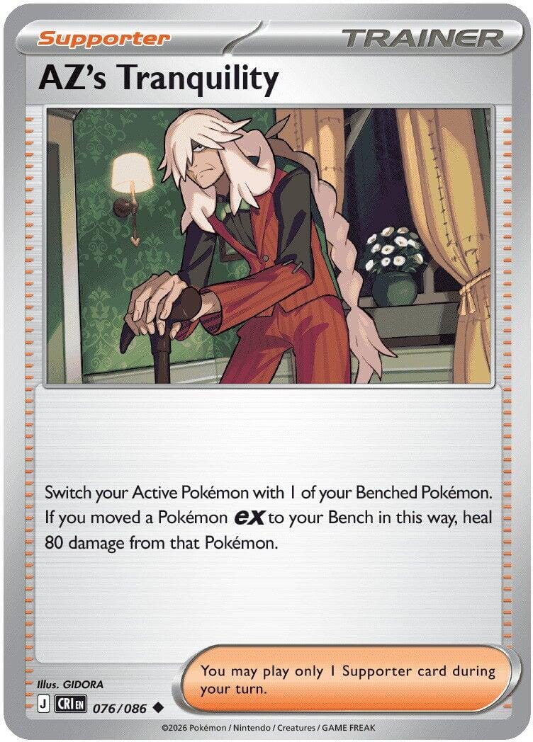 AZ's Tranquility (076/086) [Mega Evolution: Chaos Rising] Pokemon Single Pokémon  | Multizone: Comics And Games