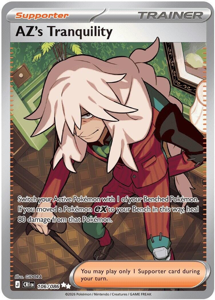 AZ's Tranquility (106/086) [Mega Evolution: Chaos Rising] Pokemon Single Pokémon  | Multizone: Comics And Games