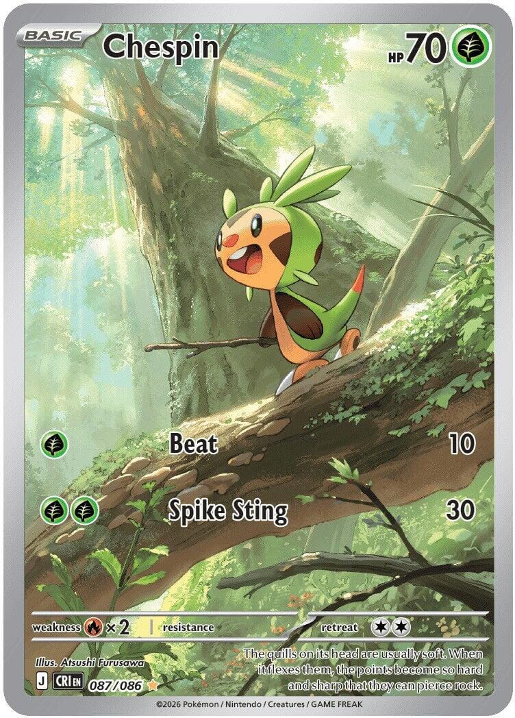 Chespin (087/086) [Mega Evolution: Chaos Rising] Pokemon Single Pokémon  | Multizone: Comics And Games