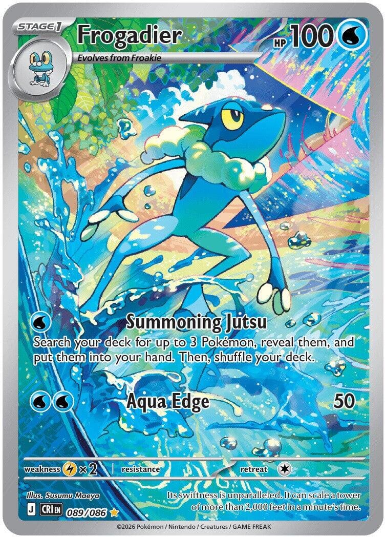 Frogadier (089/086) [Mega Evolution: Chaos Rising] Pokemon Single Pokémon  | Multizone: Comics And Games