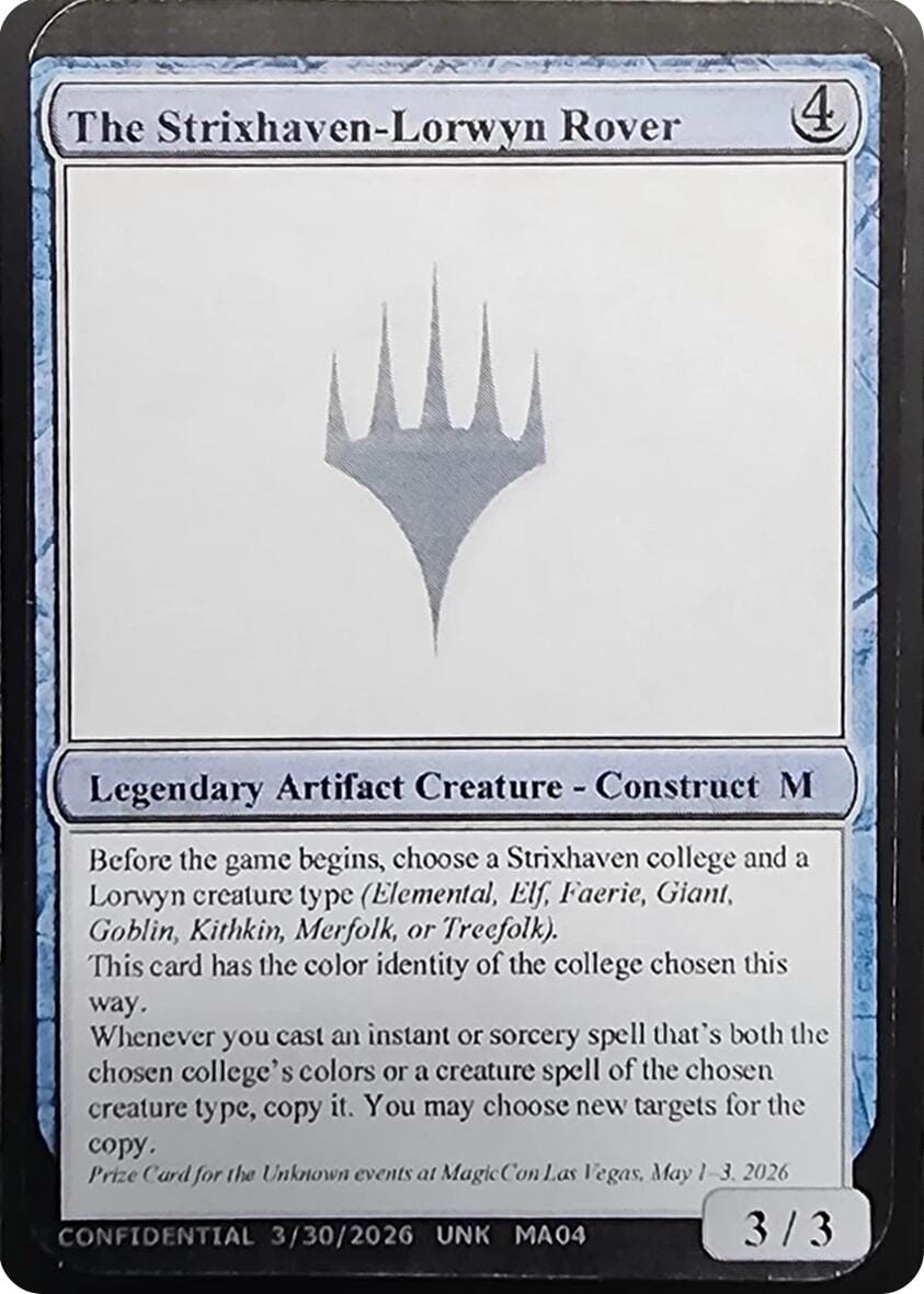 The Strixhaven-Lorwyn Rover [Unknown Event] MTG Single Magic: The Gathering  | Multizone: Comics And Games
