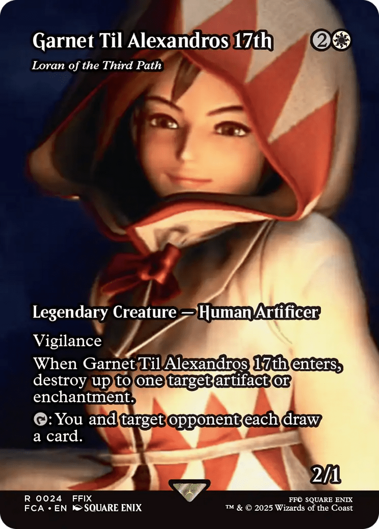 Garnet Til Alexandros 17th - Loran of the Third Path (Showcase) [FINAL FANTASY : Through the Ages] MTG Single Magic: The Gathering  | Multizone: Comics And Games