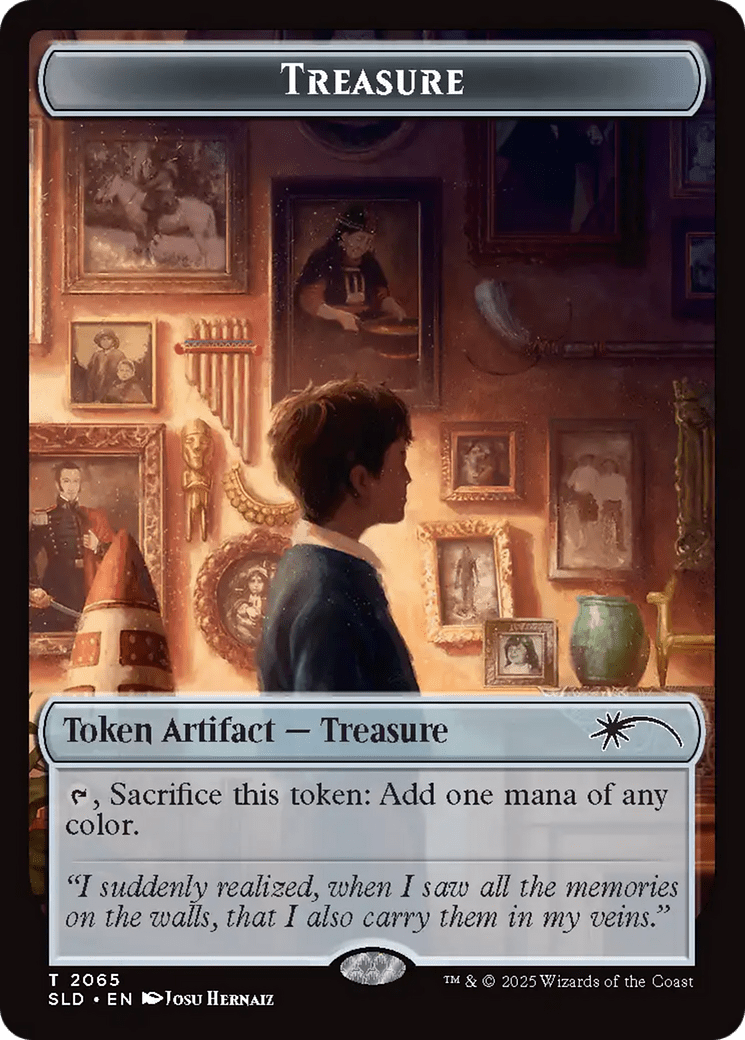 Treasure Token (2065) [Secret Lair Drop Series] MTG Single Magic: The Gathering  | Multizone: Comics And Games