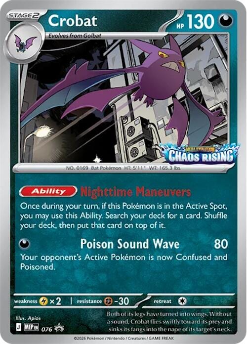 Crobat (076) [Mega Evolution Promo] Pokemon Single Pokémon  | Multizone: Comics And Games