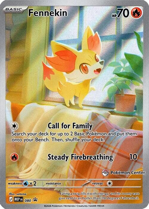 Fennekin (080) (Pokemon Center Exclusive) [Mega Evolution Promo] Pokemon Single Pokémon  | Multizone: Comics And Games