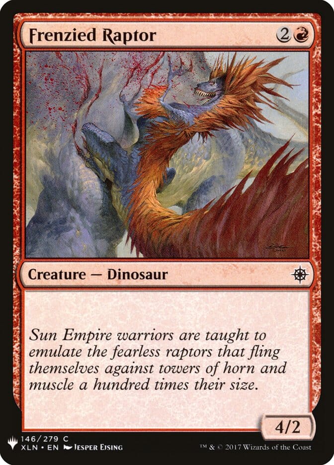 Frenzied Raptor [Mystery Booster] MTG Single Magic: The Gathering  | Multizone: Comics And Games