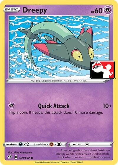 Dreepy (089/192) (Library Exclusive) [Sword & Shield: Rebel Clash] Pokemon Single Pokémon  | Multizone: Comics And Games