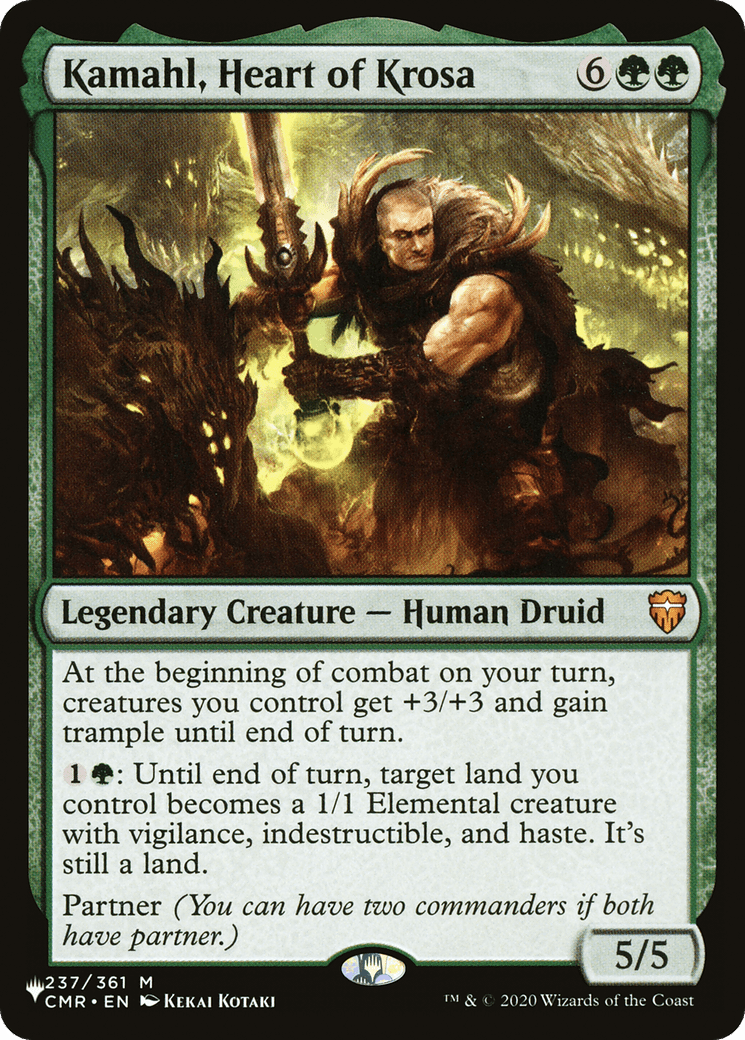 Kamahl, Heart of Krosa [The List] MTG Single Magic: The Gathering  | Multizone: Comics And Games