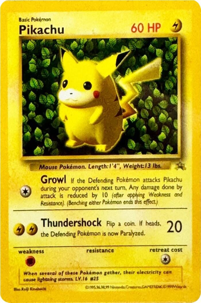 Pikachu (Corocoro Grey Star) [Player Placement Trainer Promos] Pokemon Single Pokémon  | Multizone: Comics And Games
