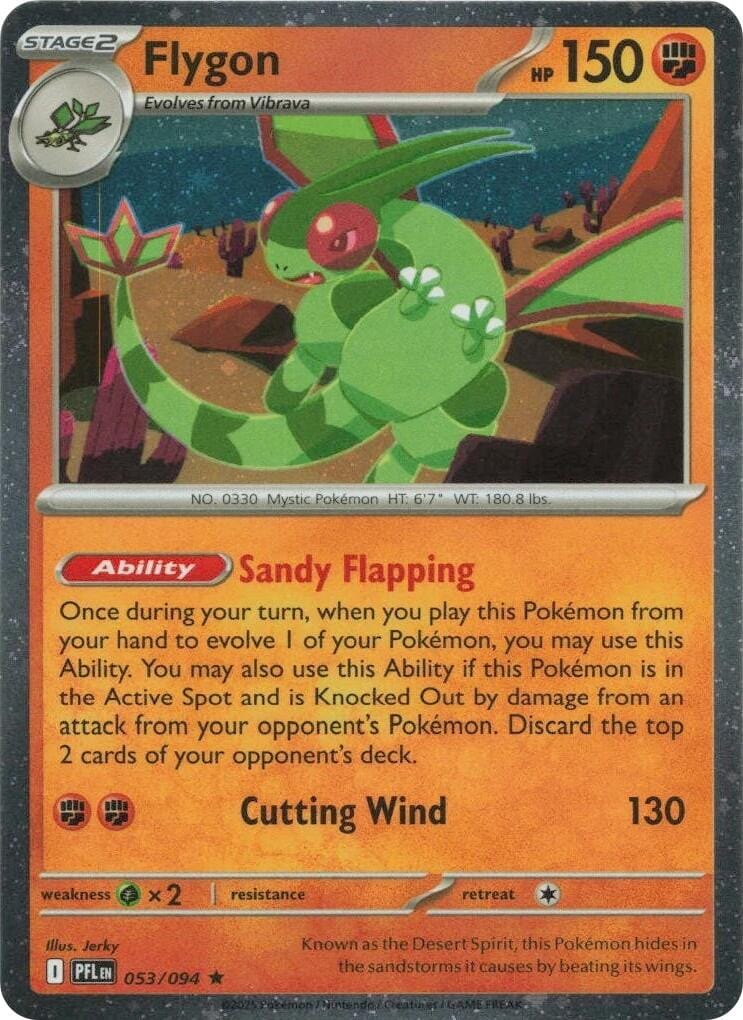 Flygon (053/094) (Cosmos Holo) [Mega Evolution: Phantasmal Flames] | Multizone: Comics And Games
