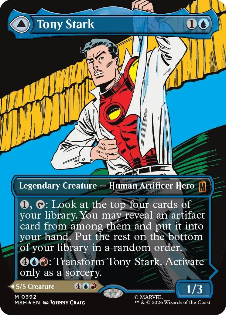 Tony Stark (Borderless) (0392) [Marvel Super Heroes] | Multizone: Comics And Games