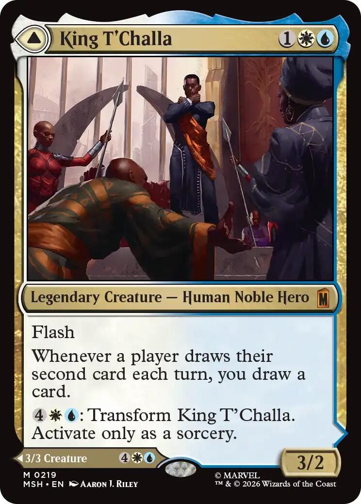 King T'Challa [Marvel Super Heroes] MTG Single Magic: The Gathering  | Multizone: Comics And Games