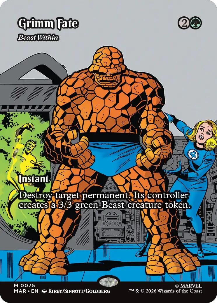 Grimm Fate - Beast Within (Borderless) [Marvel Universe: Eternal-Legal] | Multizone: Comics And Games