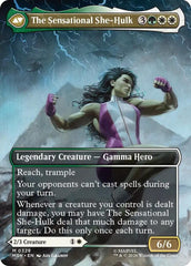 Jennifer Walters // The Sensational She-Hulk (Borderless) (0328) [Marvel Super Heroes] MTG Single Magic: The Gathering  | Multizone: Comics And Games