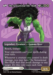 Jennifer Walters // The Sensational She-Hulk (Borderless) (0355) [Marvel Super Heroes] MTG Single Magic: The Gathering  | Multizone: Comics And Games