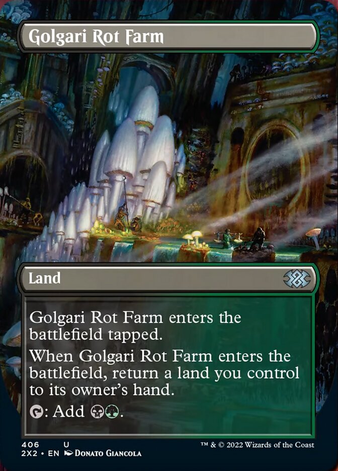 Golgari Rot Farm (Borderless Alternate Art) [Double Masters 2022] | Multizone: Comics And Games