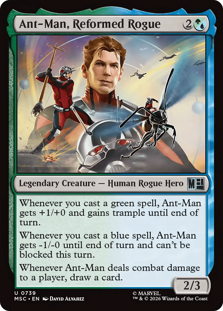 Ant-Man, Reformed Rogue [Marvel Super Heroes Commander] MTG Single Magic: The Gathering  | Multizone: Comics And Games