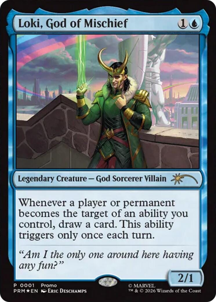 Loki, God of Mischief [Media Promos] MTG Single Magic: The Gathering  | Multizone: Comics And Games