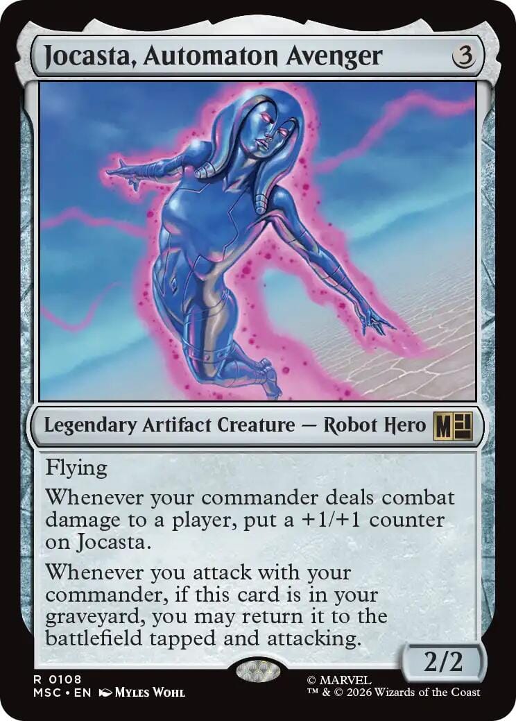 Jocasta, Automaton Avenger (Surge Foil) [Marvel Super Heroes Commander] MTG Single Magic: The Gathering  | Multizone: Comics And Games