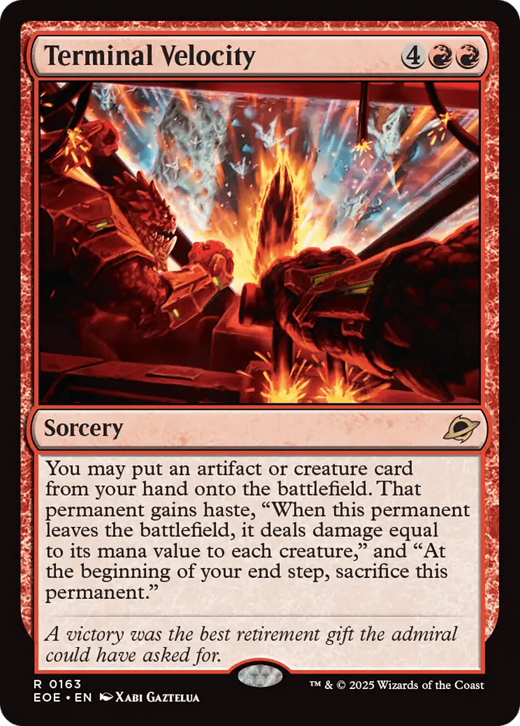 Terminal Velocity [Edge of Eternities] MTG Single Magic: The Gathering  | Multizone: Comics And Games