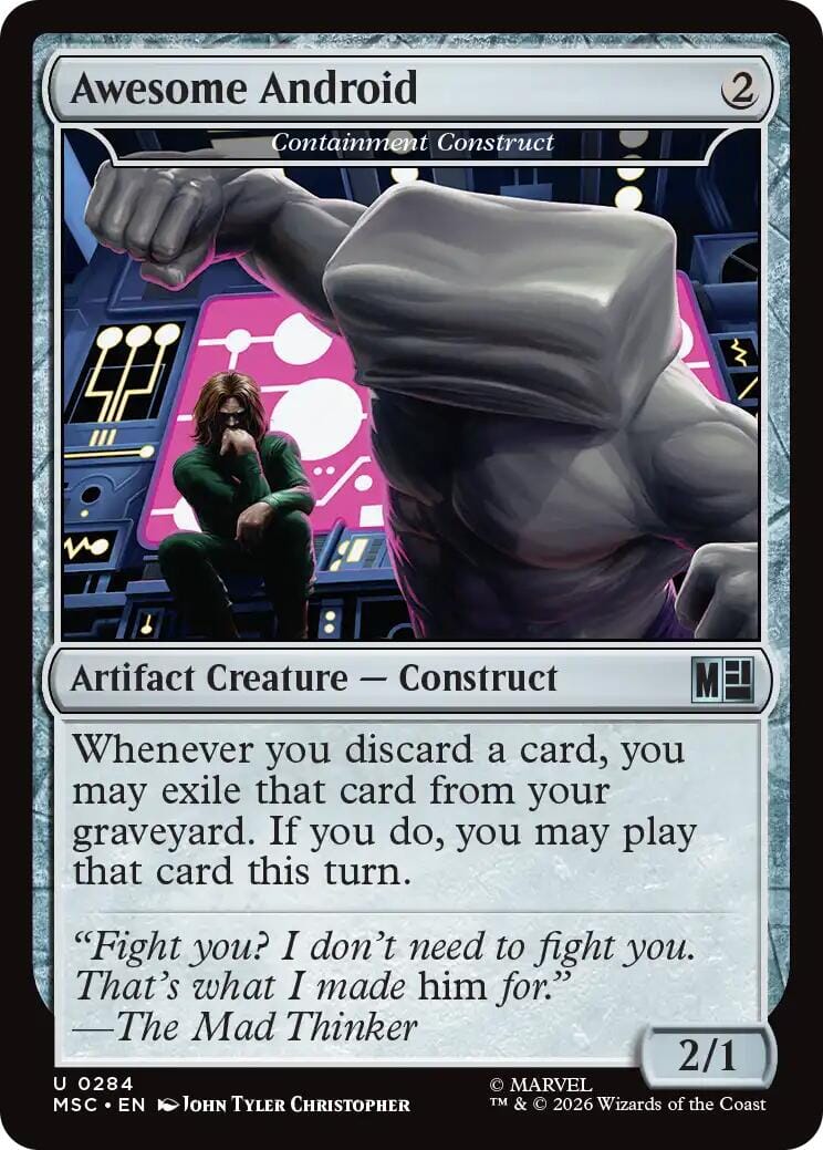 Awesome Android - Containment Construct [Marvel Super Heroes Commander] MTG Single Magic: The Gathering  | Multizone: Comics And Games