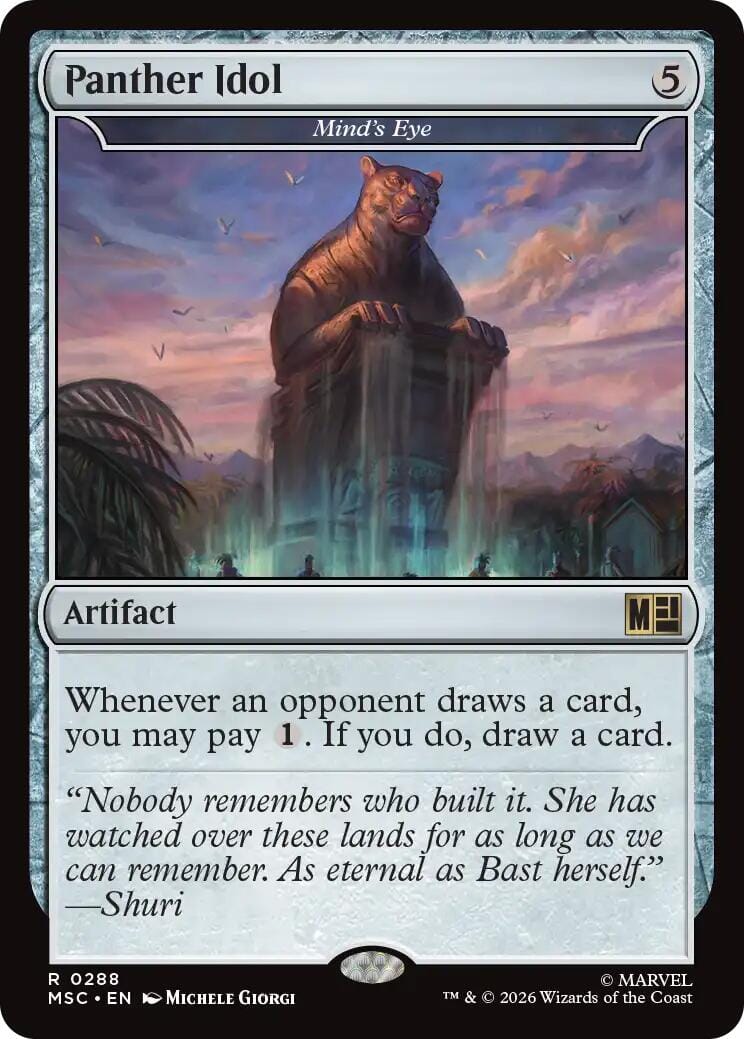Panther Idol - Mind's Eye [Marvel Super Heroes Commander] MTG Single Magic: The Gathering  | Multizone: Comics And Games