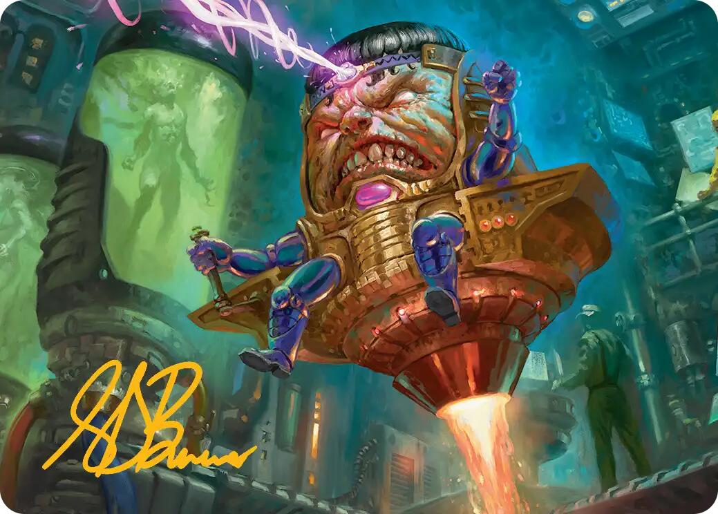 M.O.D.O.K. Art Card (Gold-Stamped Signature) [Marvel Super Heroes Art Series] | Multizone: Comics And Games