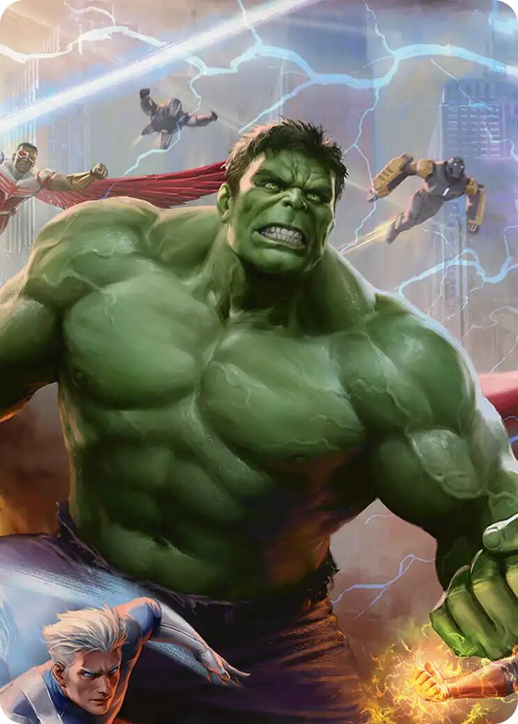Hulk, Always Angry Art Card [Marvel Super Heroes Art Series] | Multizone: Comics And Games