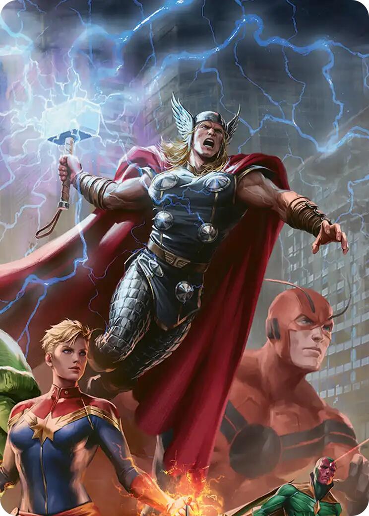 Thor, Guardian of Midgard Art Card [Marvel Super Heroes Art Series] | Multizone: Comics And Games