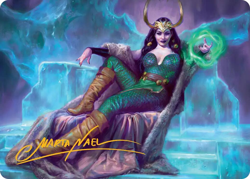 Lady Loki, Agent of Chaos Art Card (Gold-Stamped Signature) [Marvel Super Heroes Art Series] | Multizone: Comics And Games