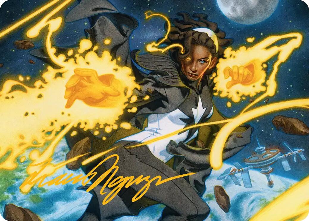 Photon, Mighty Marvel Art Card (Gold-Stamped Signature) [Marvel Super Heroes Art Series] | Multizone: Comics And Games