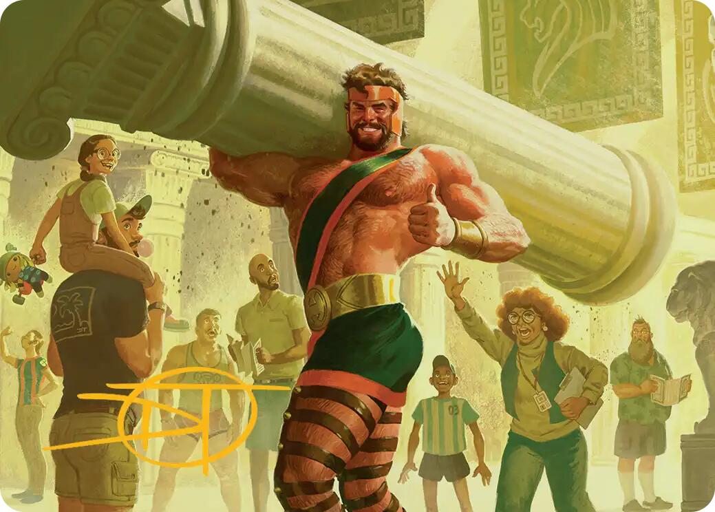 Hercules, Prince of Power Art Card (Gold-Stamped Signature) [Marvel Super Heroes Art Series] | Multizone: Comics And Games