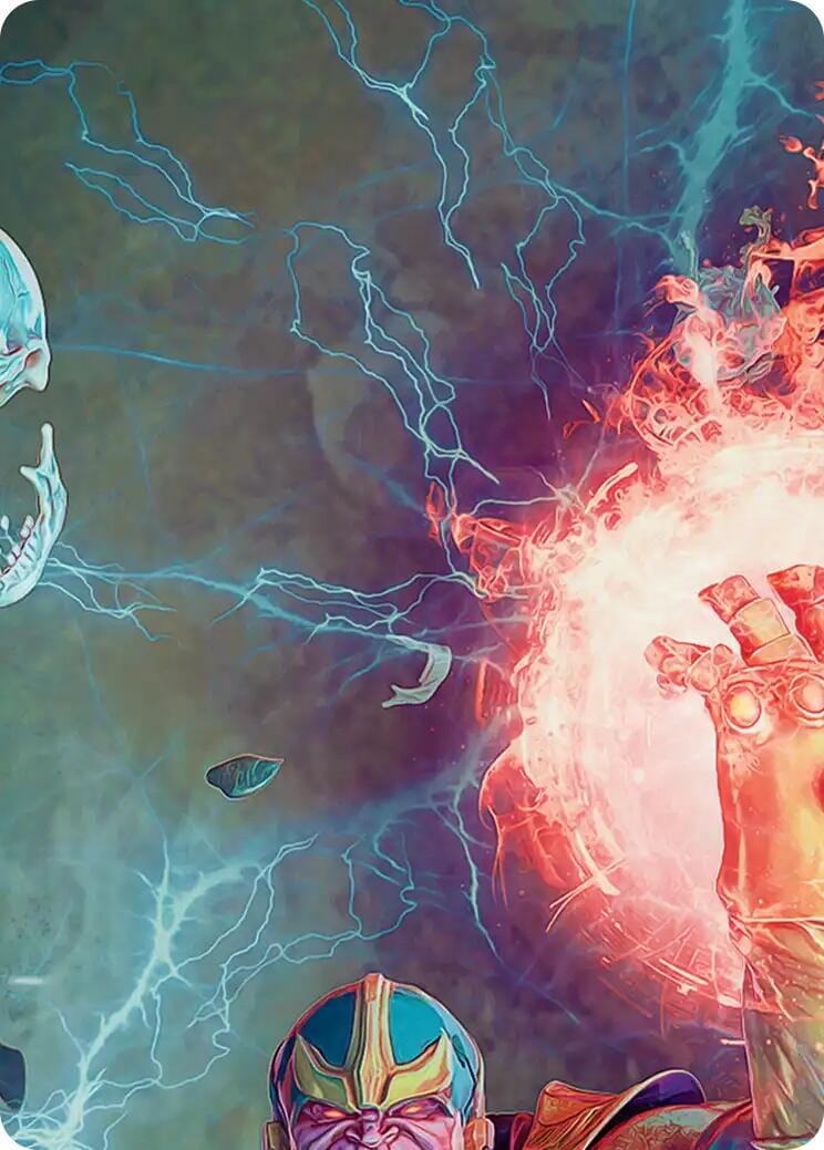 Thanos, the Mad Titan Art Card (2/9) [Marvel Super Heroes Art Series] MTG Single Magic: The Gathering  | Multizone: Comics And Games