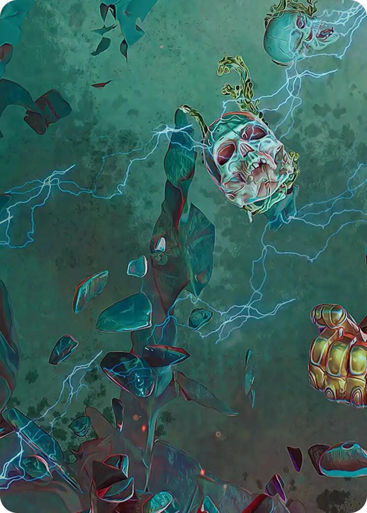 Thanos, the Mad Titan Art Card (4/9) [Marvel Super Heroes Art Series] MTG Single Magic: The Gathering  | Multizone: Comics And Games