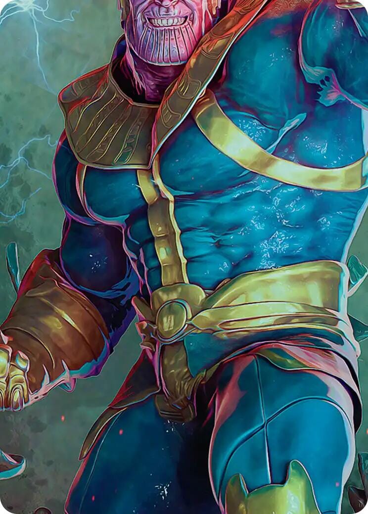 Thanos, the Mad Titan Art Card (5/9) [Marvel Super Heroes Art Series] MTG Single Magic: The Gathering  | Multizone: Comics And Games
