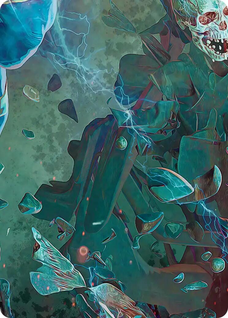 Thanos, the Mad Titan Art Card (6/9) [Marvel Super Heroes Art Series] MTG Single Magic: The Gathering  | Multizone: Comics And Games