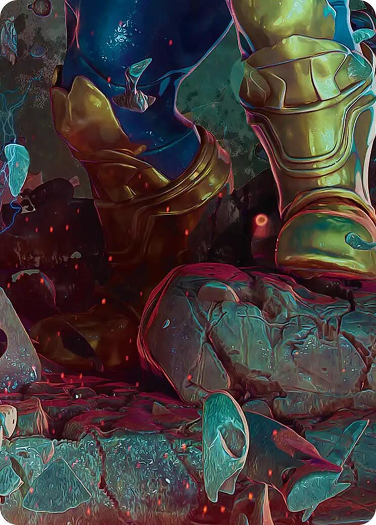 Thanos, the Mad Titan Art Card (8/9) [Marvel Super Heroes Art Series] MTG Single Magic: The Gathering  | Multizone: Comics And Games