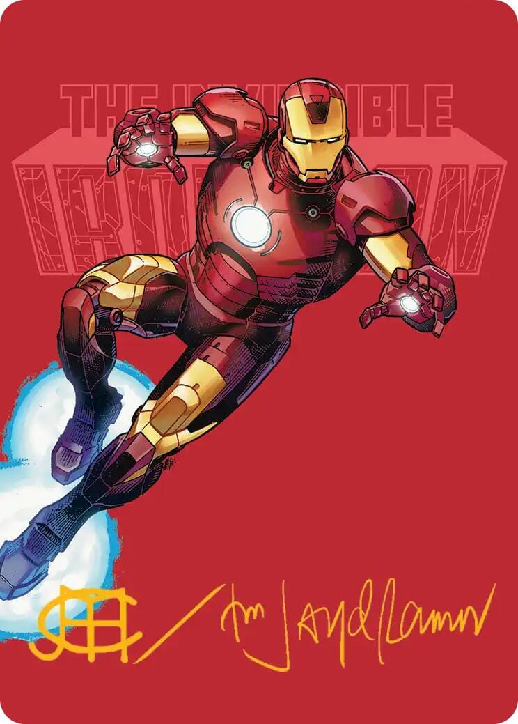 The Invincible Iron Man Art Card (Gold-Stamped Signature) [Marvel Super Heroes Art Series] MTG Single Magic: The Gathering  | Multizone: Comics And Games
