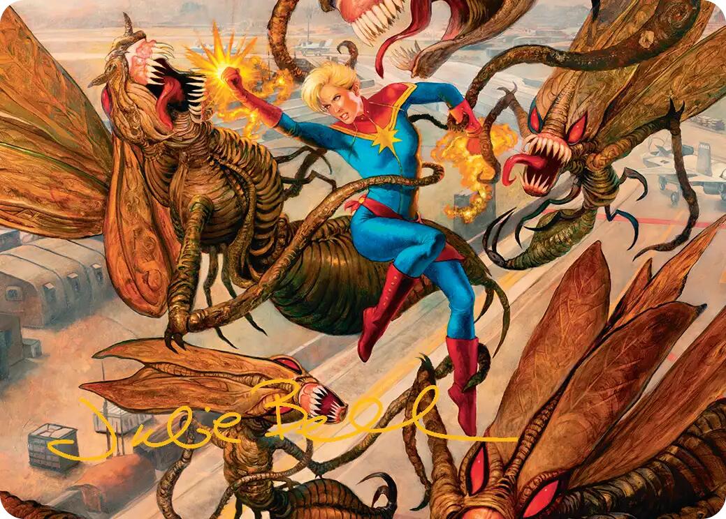 Captain Marvel, Apex Avenger Art Card (Gold-Stamped Signature) [Marvel Super Heroes Art Series] | Multizone: Comics And Games